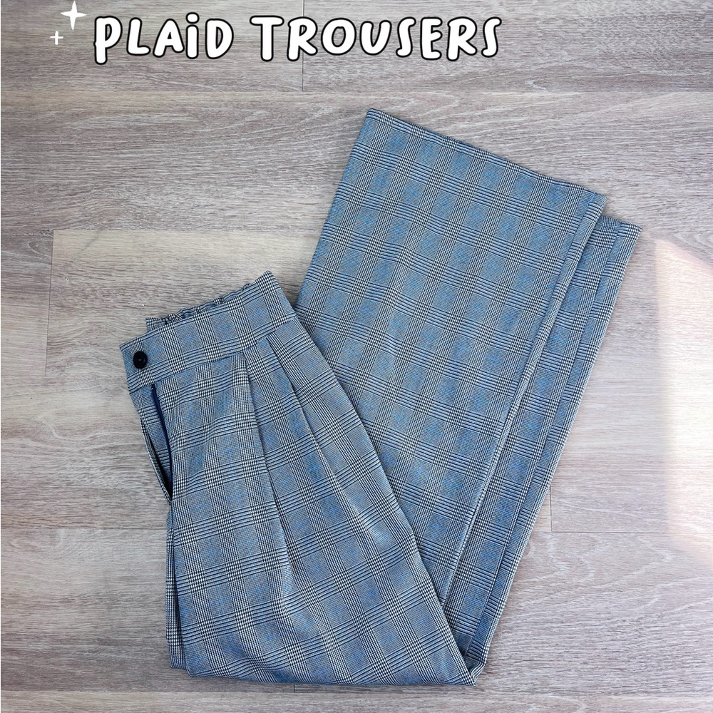 Plaid trousers